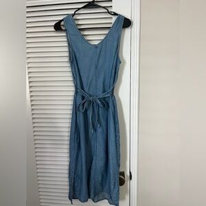 Beachlunchlounge chambray  dress | XS